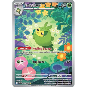 Scarlet & Violet White Flare 088/086 - Swadloon [Illustration Rare]