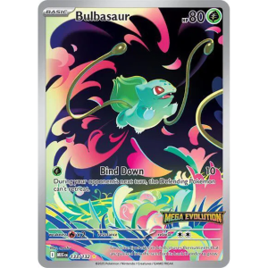 Mega Evolution Base 133/132 - Bulbasaur (Mega Evolution Stamped) [Illustration Rare]