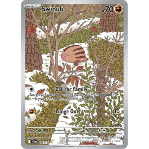 Scarlet & Violet - Journey Together 165/159 - Swinub [Illustration Rare]