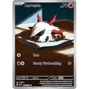 Scarlet & Violet Surging Sparks 196/191 - Larvesta [Illustration Rare]