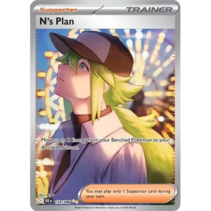Scarlet & Violet - Black Bolt 170/086 - N's Plan [Special Illustration Rare]