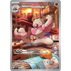 Scarlet & Violet - Black Bolt 126/086 - Gurdurr [Illustration Rare]