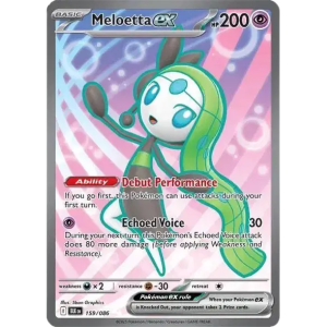 Scarlet & Violet - Black Bolt 159/086 - Meloetta ex [Ultra Rare]