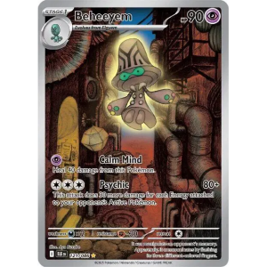 Scarlet & Violet - Black Bolt 121/086 - Beheeyem [Illustration Rare]