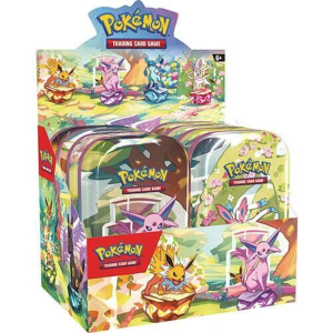 Pokemon TCG Prismatic Evolutions Mini Tin Display