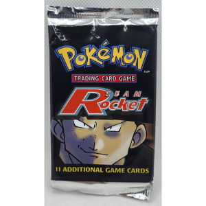 Pokmon TCG Team Rocket Unlimited Booster Pack Artwork Set of 4