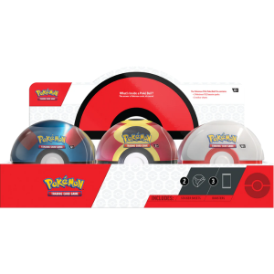 Pokemon TCG Pokeball Tin Q4 2025 Display of 6