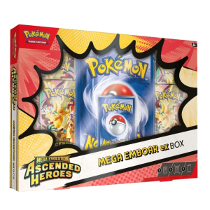 Pokemon TCG - Mega Evolution ME2.5 - Ascended Heroes - Mega Emboar Mega Ex Box